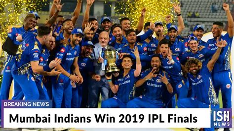 Mumbai Indians Win 2019 Ipl Finals Youtube