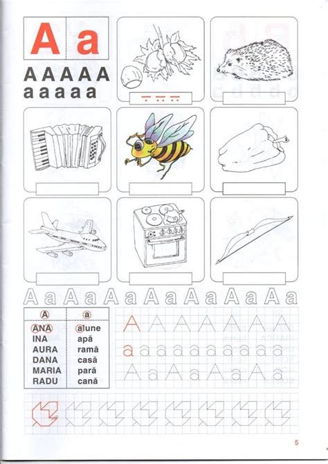 Fise Clasa Pregatitoare Preschool Writing Alphabet Activities