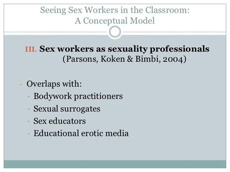 Addressing The Sensitive Topic Of Sex Workers In The Classroom