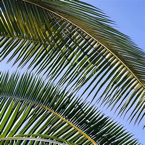 598 Tropical Palm Leaves A Vibrant And Tropical Background Featuring