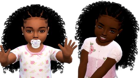 Desires Cc Finds Xxblacksims Child And Toddlers Hair These Are