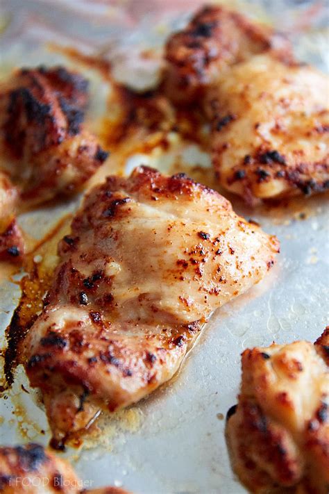 Broiled Chicken Thighs - i FOOD Blogger