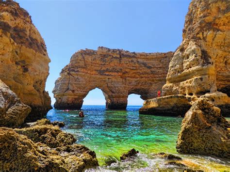 Zdjęcia Praia Da Marinha Algarve Magiczne Algarve Portugalia