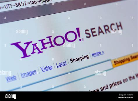 Yahoo Search Engine Hi Res Stock Photography And Images Alamy