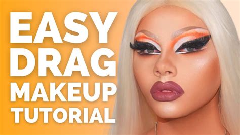 Easy Drag Queen Makeup Tutorial For Beginners Youtube