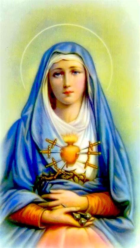 Sorrowful Mother Mary Blessed Mother Mother Mary Our Lady Of Sorrows