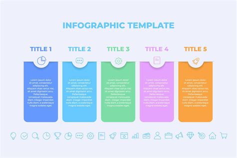 Business Infographics Presentation Slides Template 4394723 Vector Art