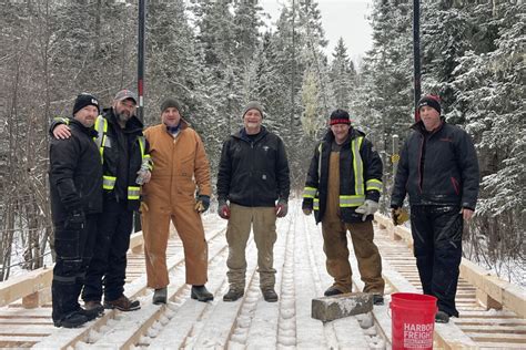Portage Club Rebuilds Bridge On Major Snowmobile Trail The County