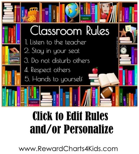 Free Editable Classroom Rules Poster Customize Online Then Print