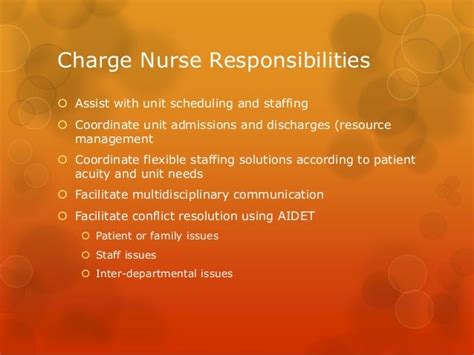 Charge Nurses Presentation How To Be A Great Leader