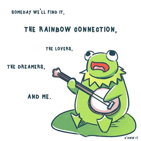Kermit The Frog Rainbow Connection By Faeryshivers On Deviantart