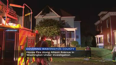 Flames Damage Home In Washington County Wpxi