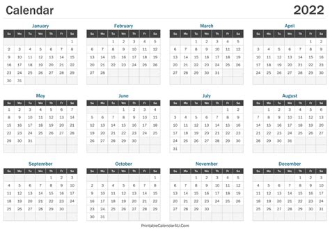 Free Printable Calendar 2021 Monthly With Holidays 8 12 X 11 Ten