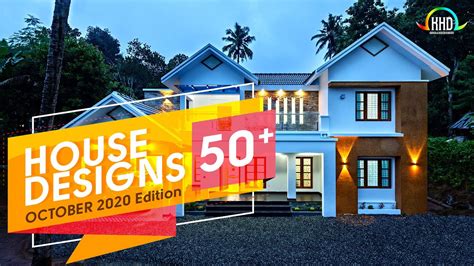 October 2020 House Design Compilation Kerala Home Design Youtube