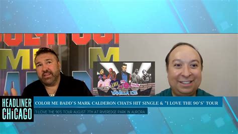 Color Me Badd Star Mark Calderon Chats I Love The 90 S Tour 90 S Hits Grammys And Club Mtv Tour