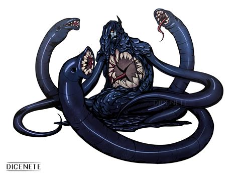tentacle monster polymorph art commission by dicenete on deviantart
