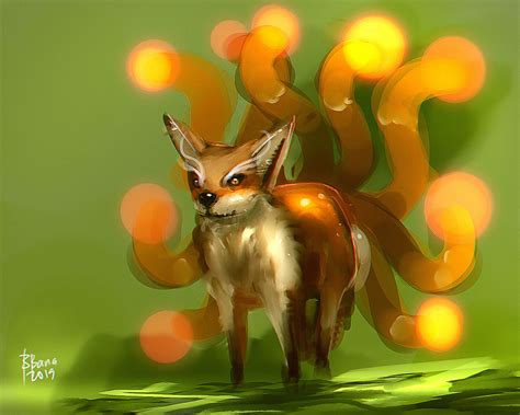 Artstation Nine Tailed Fox