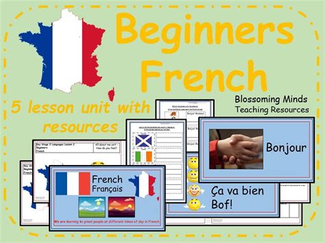 Beginners French Greetings And Introductions Lesson Bundle Teaching