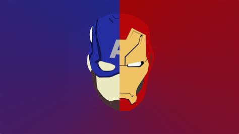 Iron Man And Captain America Artwork Hd Superheroes 4k Wallpapers