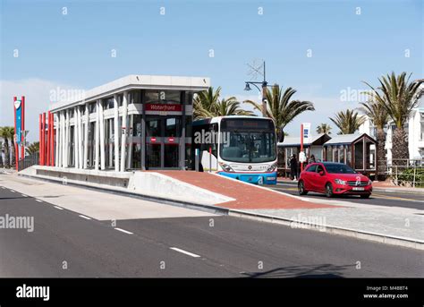 Waterfront Cape Town South Africa December 2017 A Bus At The Myciti