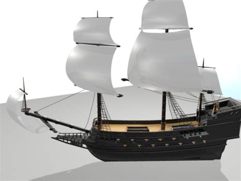 Ancient Warship 3d Model Maya Files Free Download Modeling 40927 On