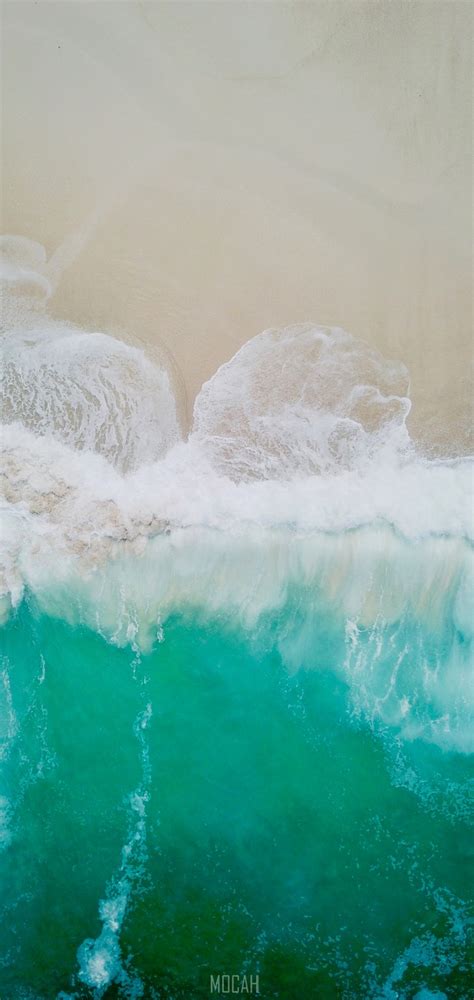 Water Wave Turquoise Wind Wave Sea Samsung Galaxy M10 Background