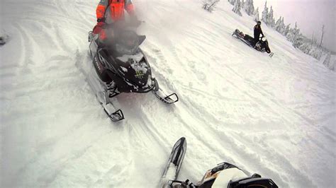 Snowmobiling In West Yellowstone Mt Youtube