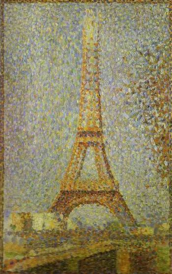 Eiffel Tower By Seurat The Art Needlepoint Company