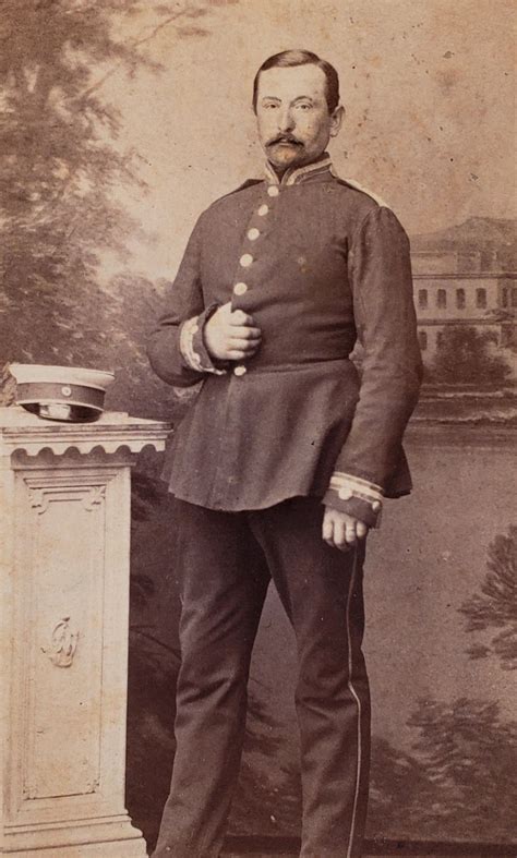 1860s Cdv Portrait Kürassier Regiment Soldier Prussian German