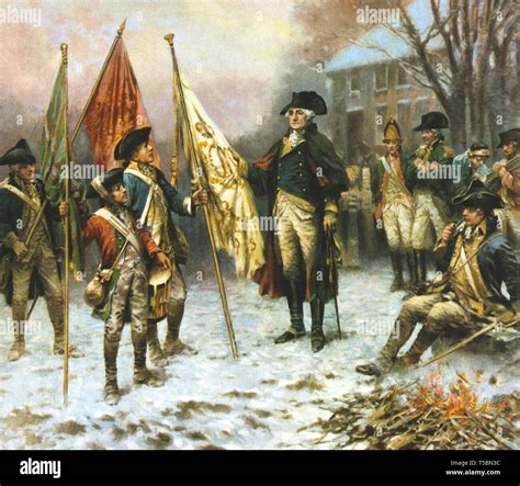 George Washington Batalla Militar Trenton Guerra De Independencia