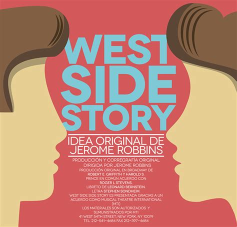 Cartel Promocional De Musical West Side Story On Behance