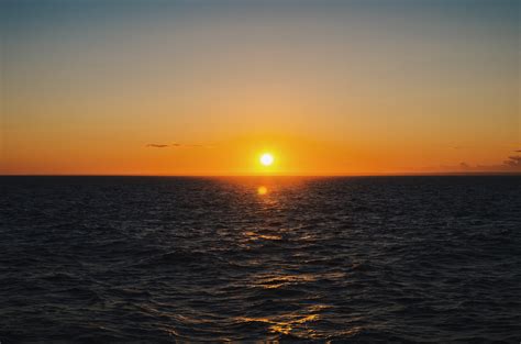 Free Images Sea Coast Ocean Horizon Sun Sunrise Sunset Sunlight Dawn Dusk Afterglow