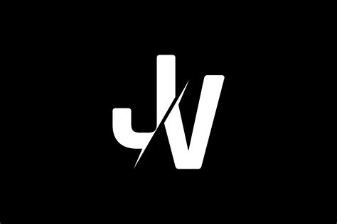 Monogram Jv Logo Design Graphic By Greenlines Studios · Creative Fabrica