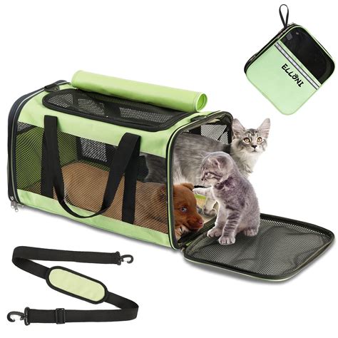 Buy Elloni Cat Carriers For Large Cats 20 Lbs Soft Sided Pet Carrier