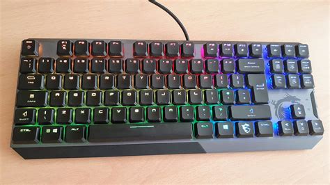 Msi Vigor Gk50 Low Profile Tkl Review A Great Travel Gaming Keyboard