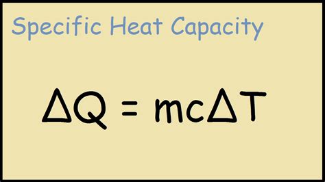 Specific Heat Capacity Example Problem Physics Youtube