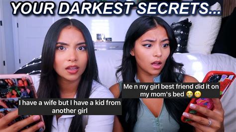 EXPOSING Our Subscribers Deepest Darkest Secrets TMI YouTube