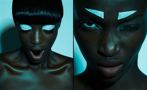 Black And Blue Is Beautiful Dark Skin Models Dark Skin Beauty