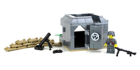 Custom Ww2 German Bunker Made With Real Lego® Bricks