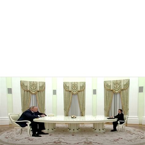 Large Putin At Table Blank Template Imgflip