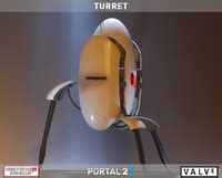Portal 2 Aperture Sentry Turret Statue At Mighty Ape NZ