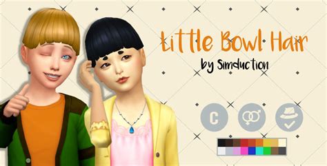 Sims 4 Bowl Cut Hair Hair Style Hair Styling