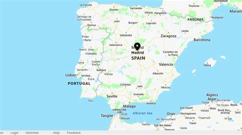 Detailed large political map of spain showing names of capital cities, towns, states, provinces and boundaries with neighbouring countries. Where is Madrid, Spain? / Madrid Location Map