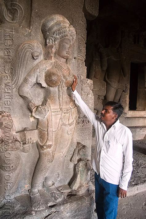 Touching The Breasts Of The Hindu Goddess Brings Good Luck Underground