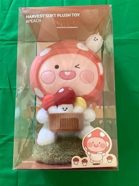 Kakao Friends Official Harvest Soft Plush Toy Apeach 4500 Picclick