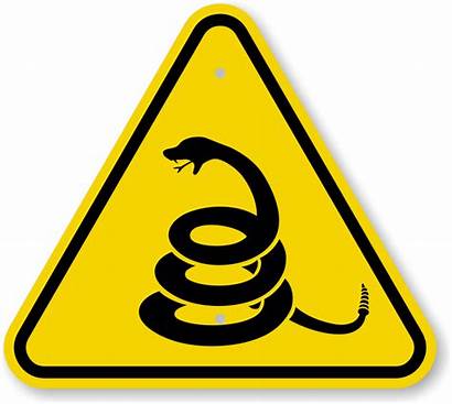 Symbol Clipart Snake Hazard Sign Warning Rattlesnake