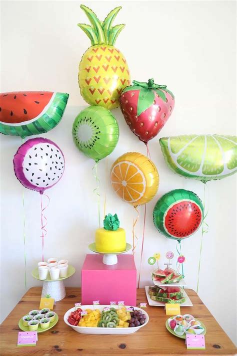 Tutti Frutti Birthday Party Ideas Photo 1 Of 15 Tutti Frutti