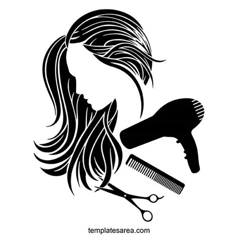 Black Hair Salon Clip Art