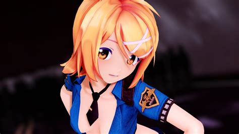 MMD R18 Sexy Police Sour Rin Love Me If You Can YouTube