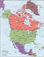 North America Political Map Printable - Printable Maps